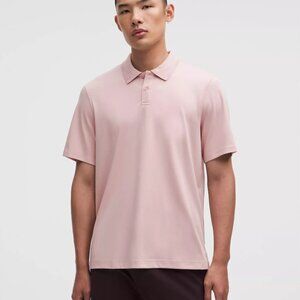 Lululemon Organic Pima Cotton Short-Sleeve Polo Shirt - Mink Berry